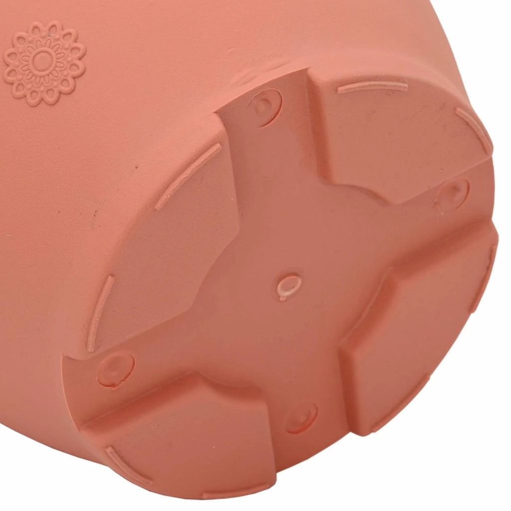 Vasi per Piante 6 pcs Rosso Mattone Ø 22 x 18 cm Plastica 3403270