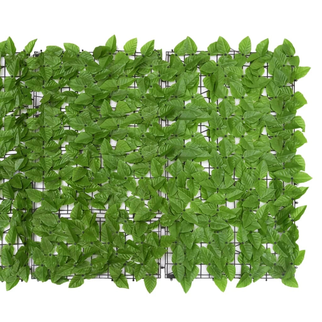 Schermo per balcone schermo per la privacy con foglie 500 x 100 cm verde 02_0010000