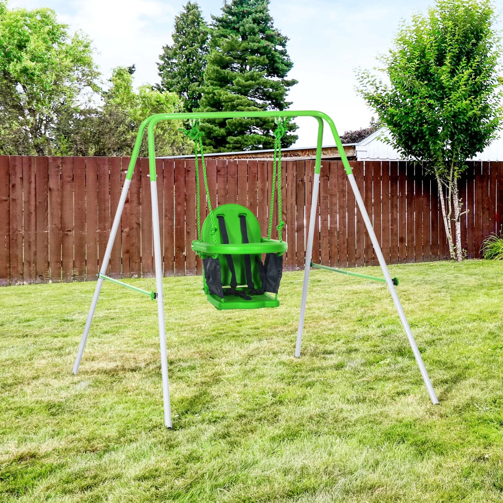 Altalena per Bambini ¨C zephmum ¨C Verde 122x146x122 cm