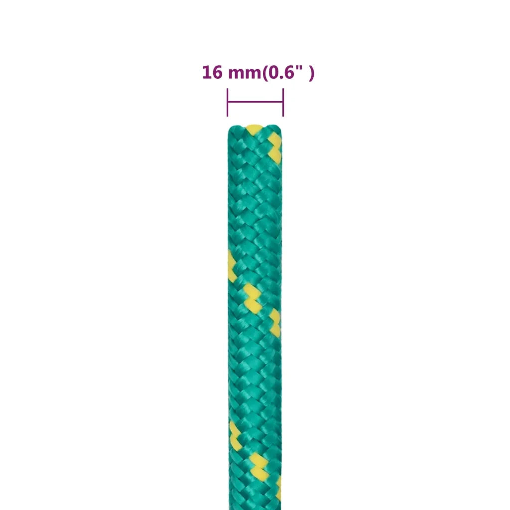 Corda per barca Verde 16 mm 25 m in Polipropilene 152731