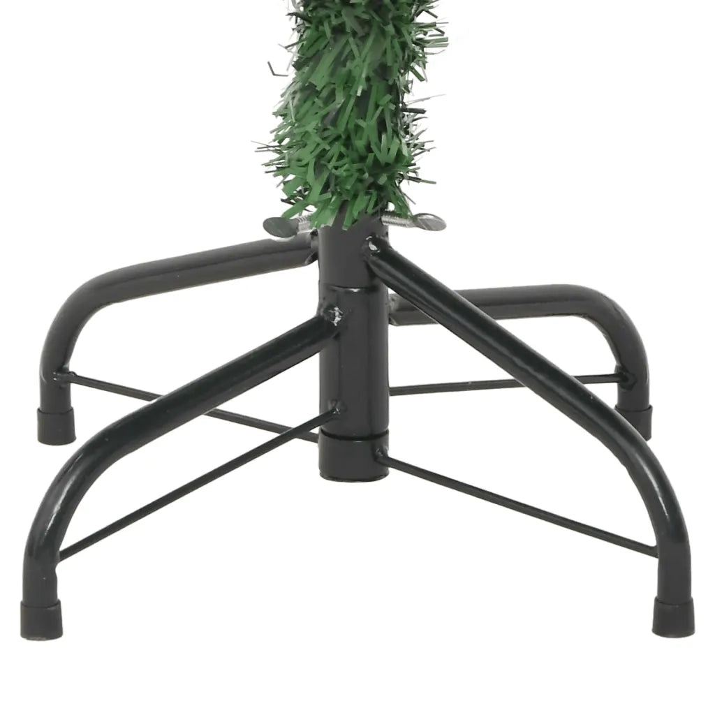 Albero Natale Artificiale con Supporto Acciaio 210 cm 910 Rami 60176