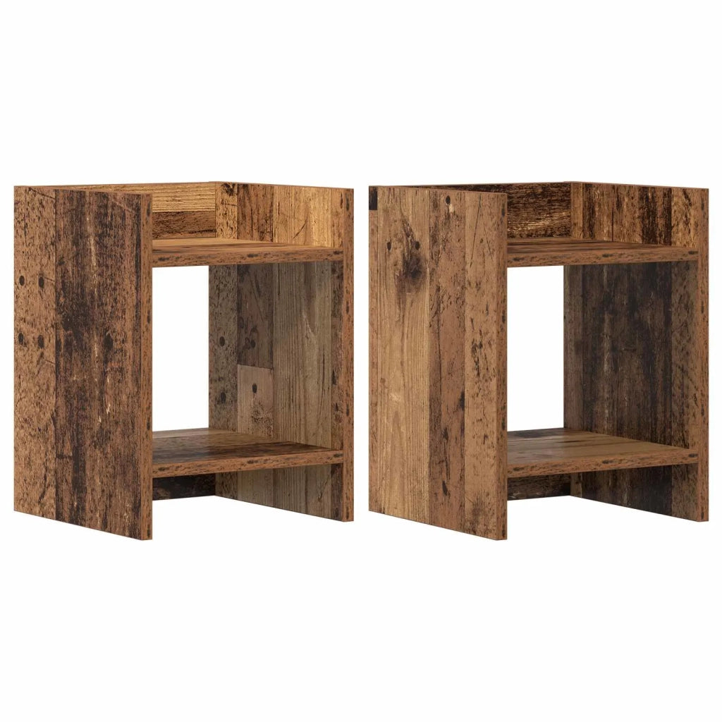 Supporto per piante | Sostegno per piante 2 pz Legno vecchio 30 x 30 x 40 cm