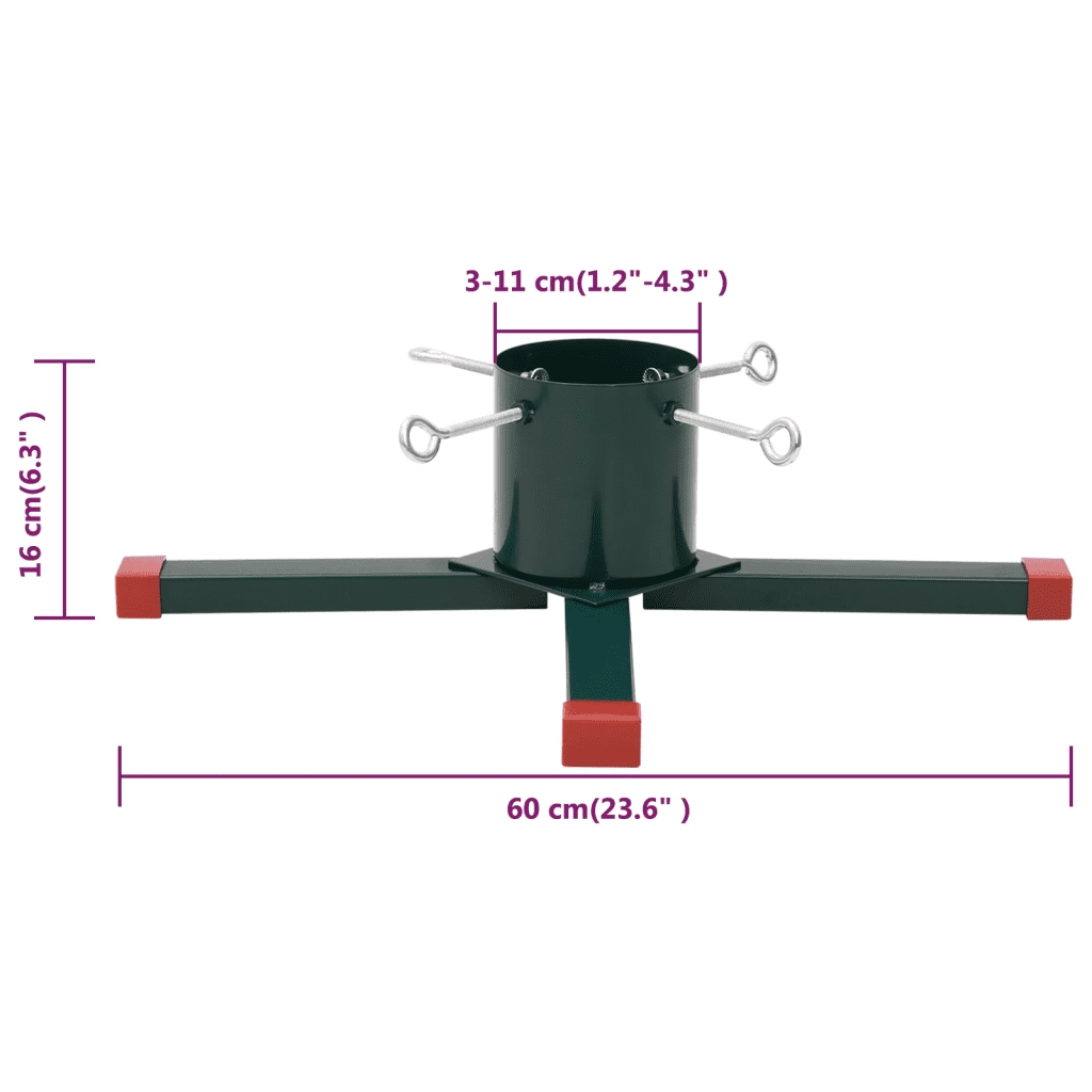 Supporto per Albero di Natale 60x60x16 cm cod mxl 64627