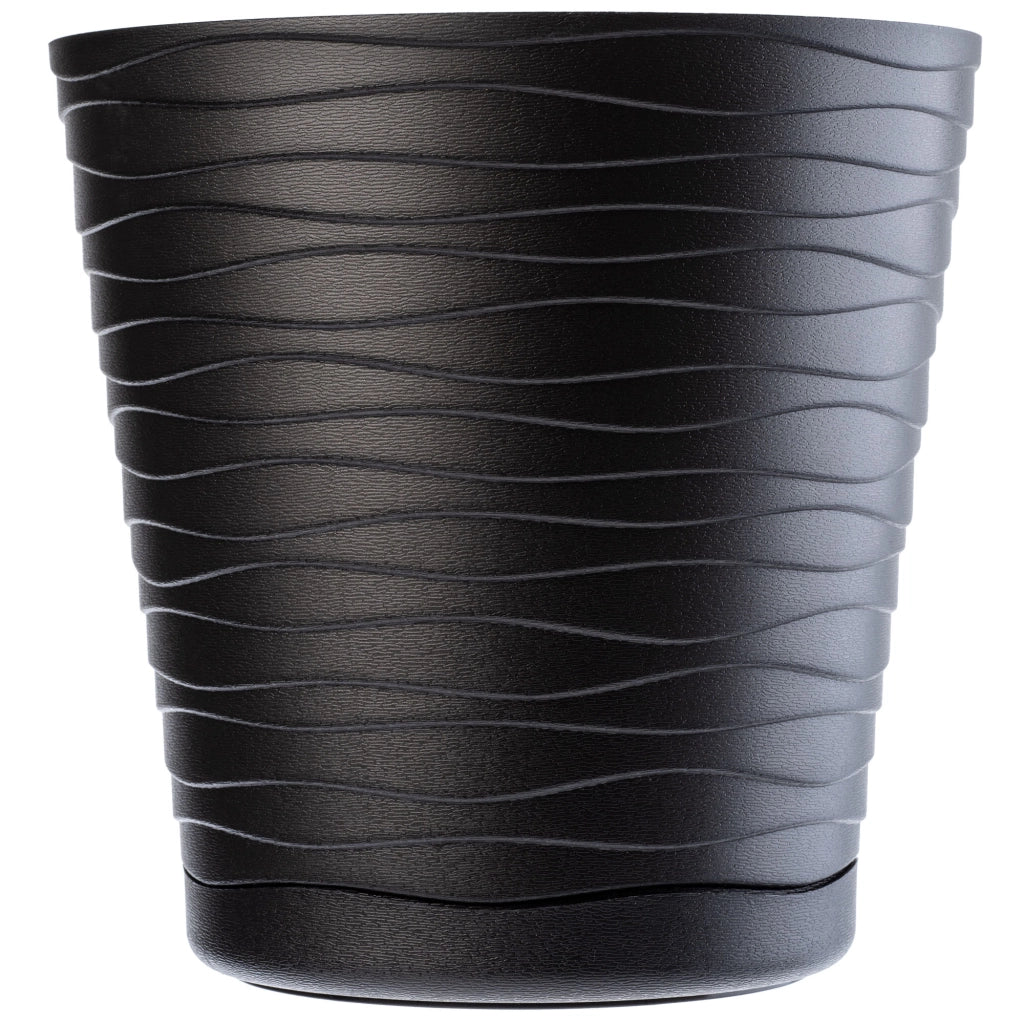 Vaso da fiori KADAX da 15 cm, coprivaso in plastica con supporto.