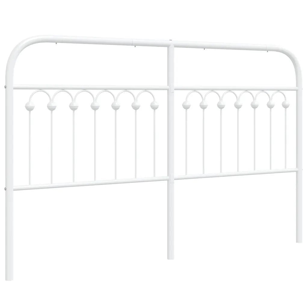 Testiera di Ricambio in Metallo Bianco 150 cm 376683
