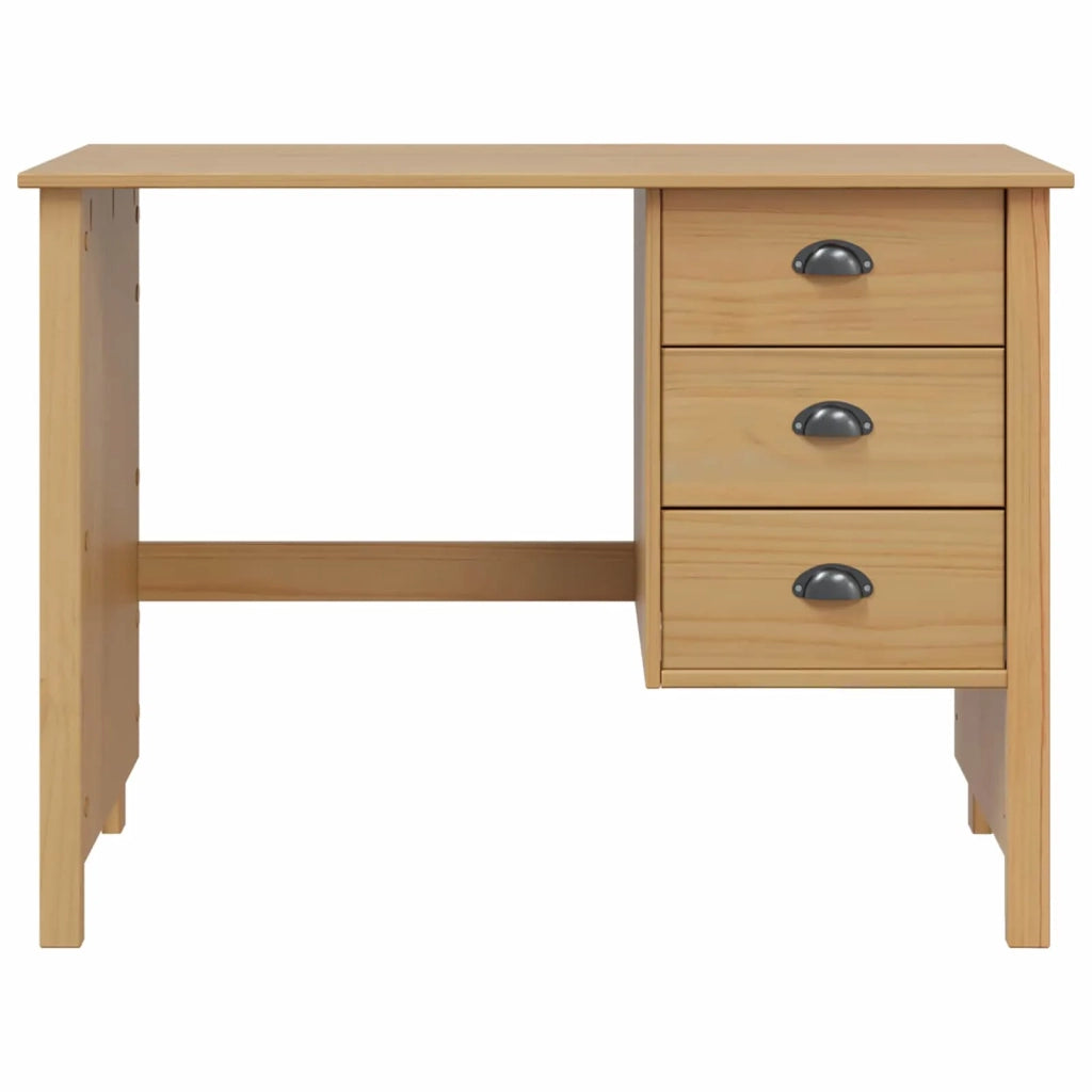 Scrivania con Cassetti HILL Marrone miele 100 x 45 x 74 cm 42025038