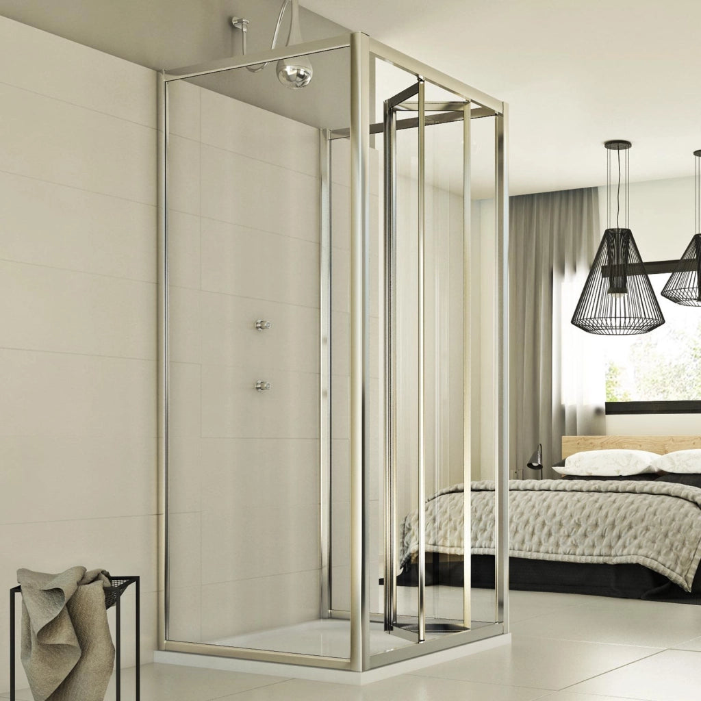 Box Doccia 3 lati 90x75x90 CM H198 trasparente mod. Urban Trio P