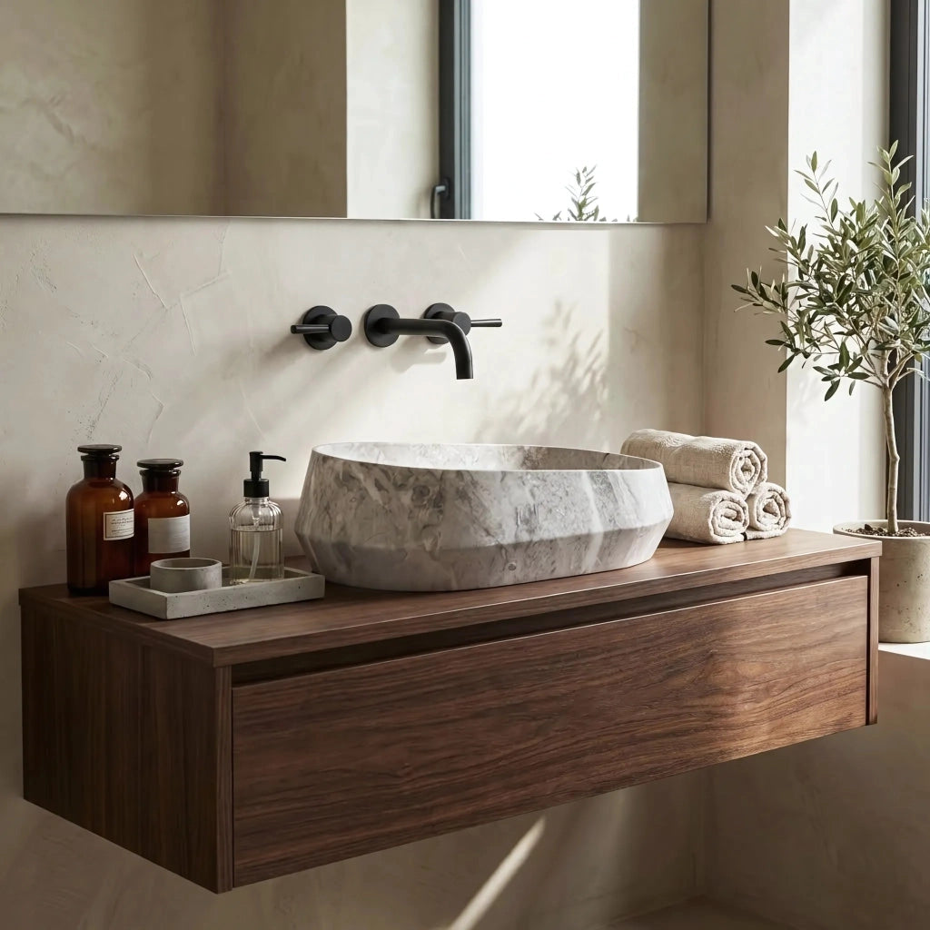 Lavabo Da Appoggio Rea Zoe Rock