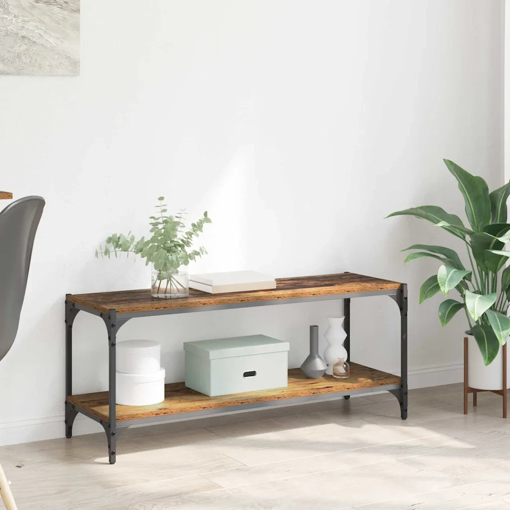 Mobile TV-Credenza per TV-Console TV Legno vecchio 100x33x41cm