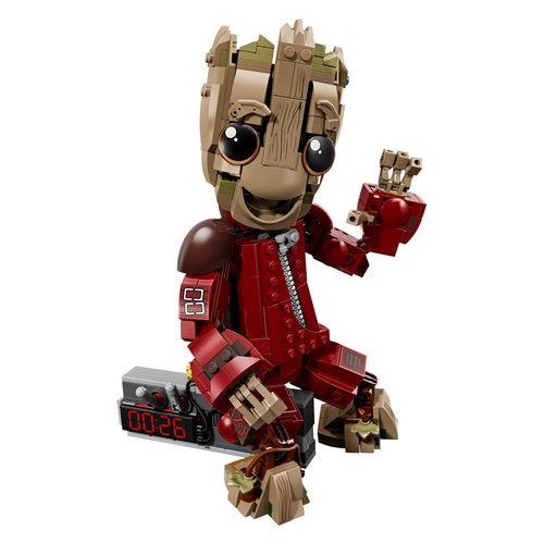 Costruzioni lego 76341 marvel super heroes groot in tuta da ravager