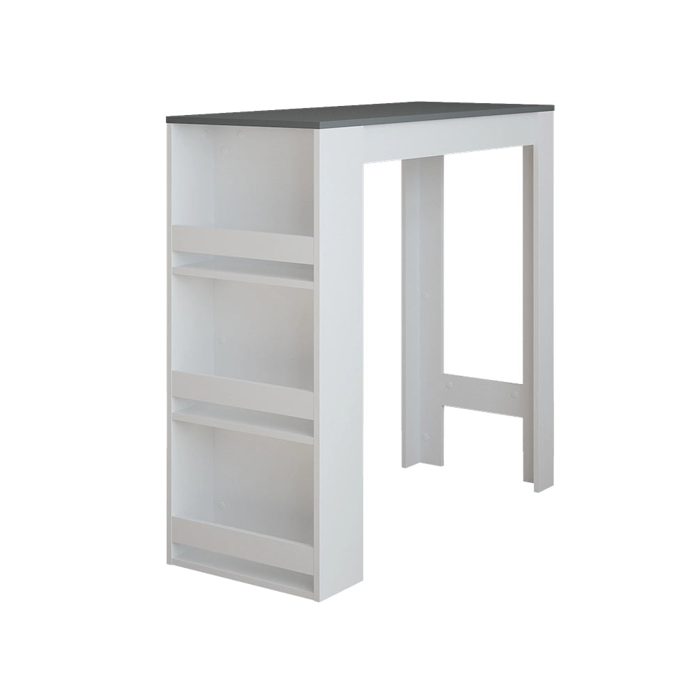 Vicco Tavolo da bar Antracite/bianco 45 x 110 cm