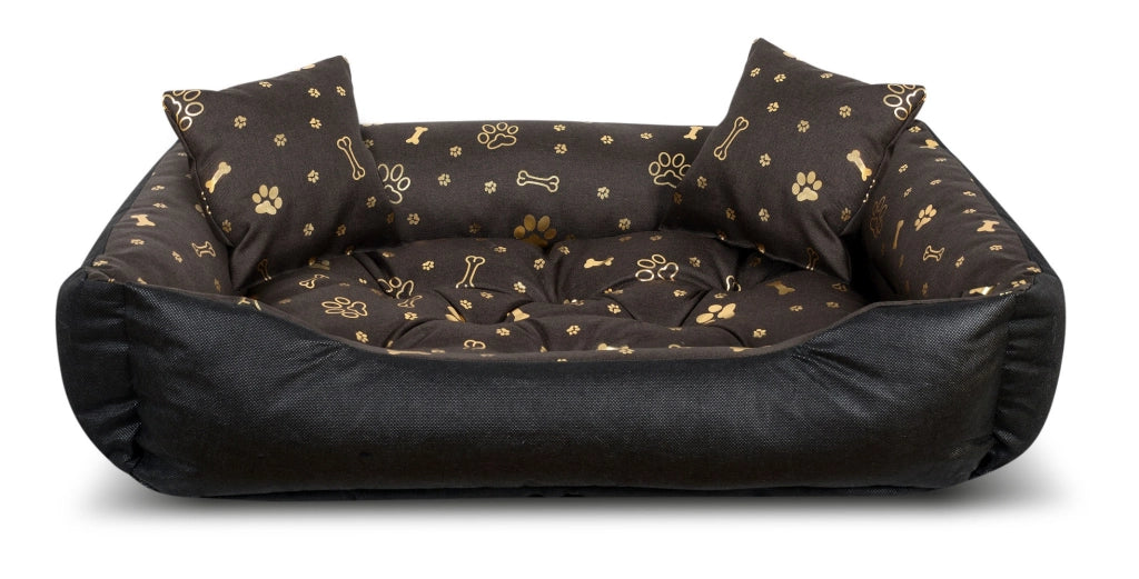 AIO FACTORY 130x105 Cuccia per cani impermeabile Golden Bones Cuscino per cani