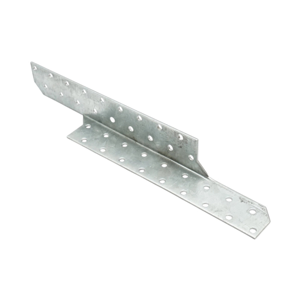 Ancoraggio per travetto sinistro 33x33x250mm, spessore 2mm, acciaio zincato