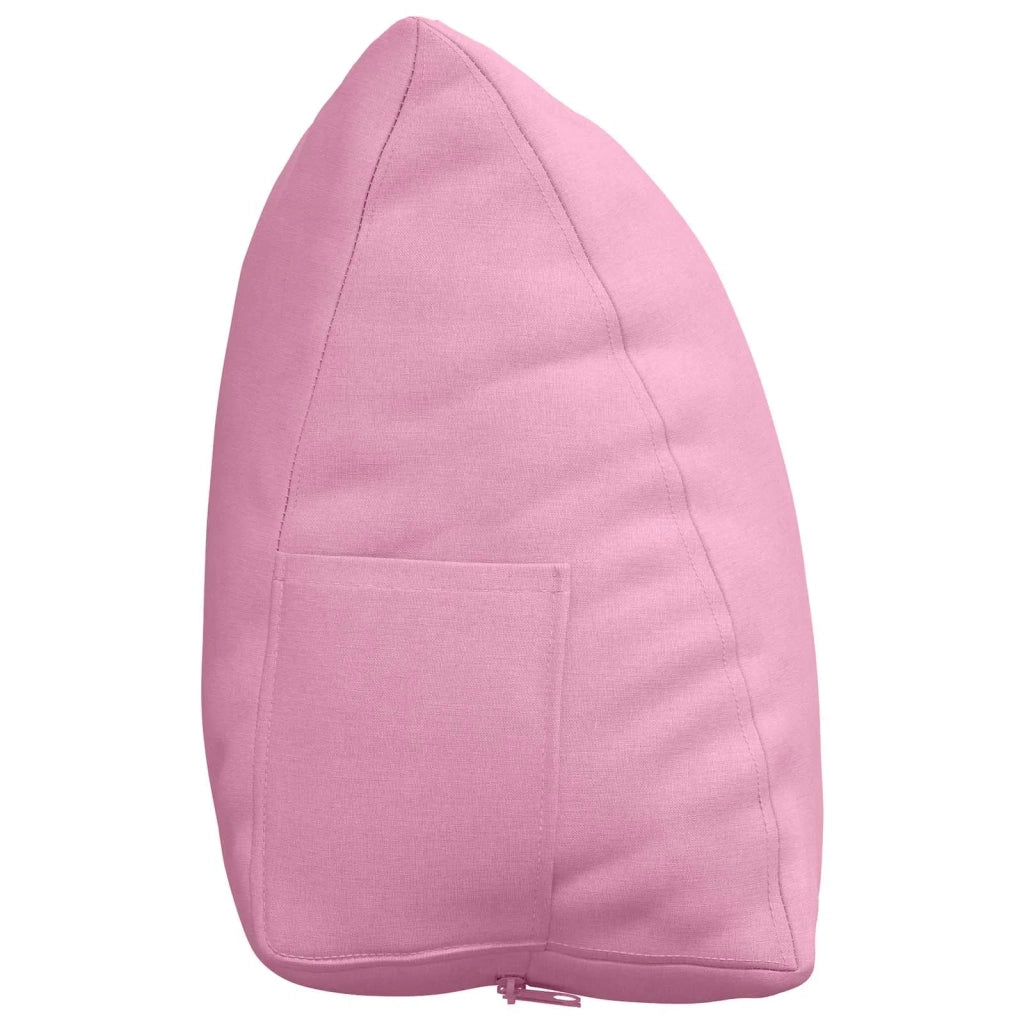 Cuscino per Schiena Rosa 60 x 20 x 50 cm Tessuto 42015046