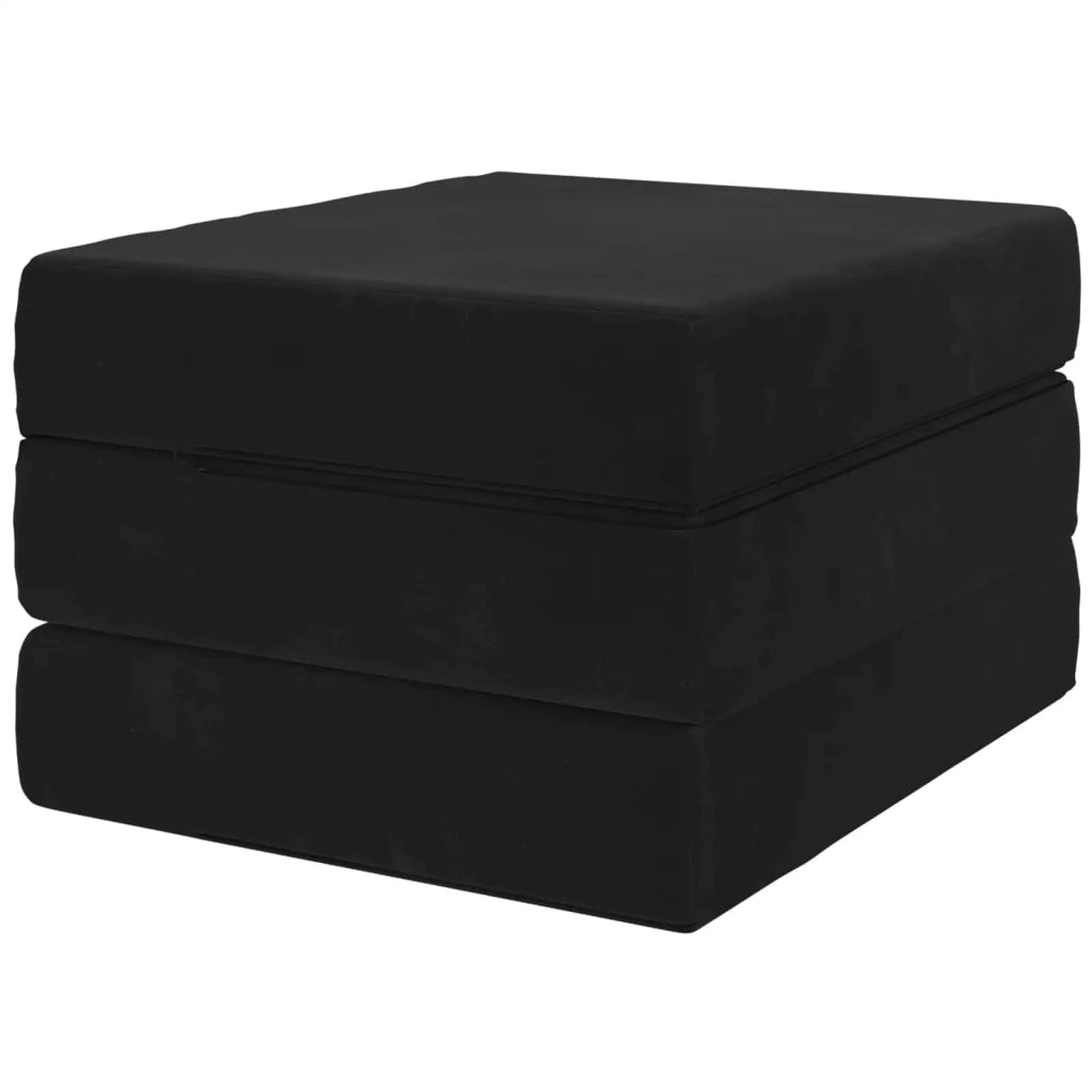 Divano Letto Pieghevole 90 x 63 x 45 cm Nero 900159