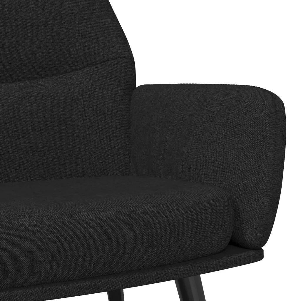 Sedia Relax Nera in Tessuto 341077