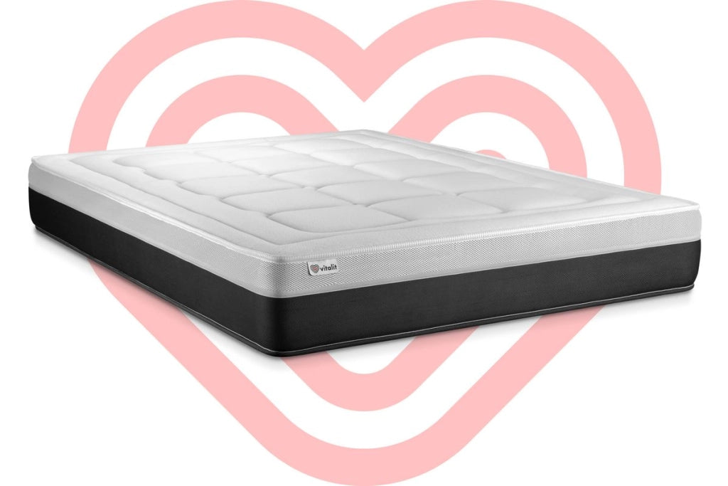 Materasso 150x200 cm a molle insacchettate e memory foam - Vital Form