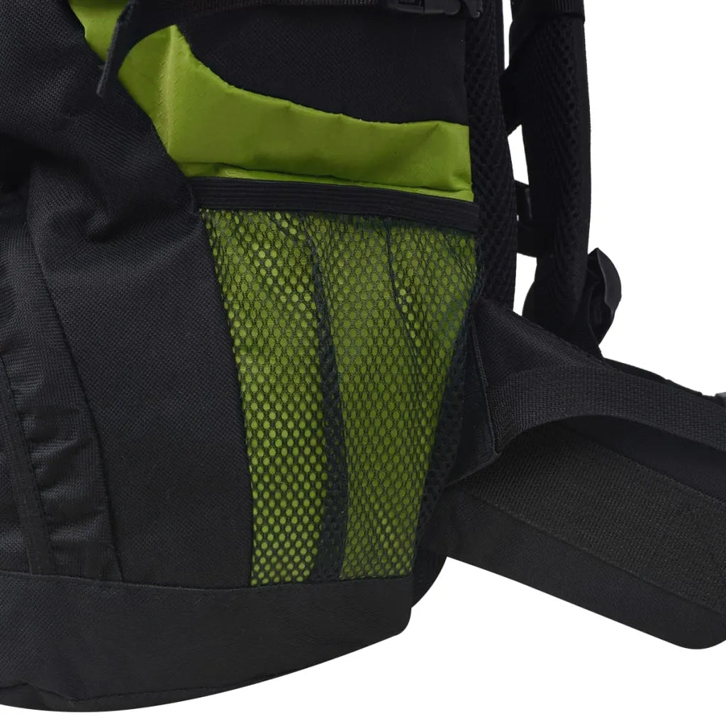 Zaino da Escursioni XXL 75 L Nero e Verde 91104