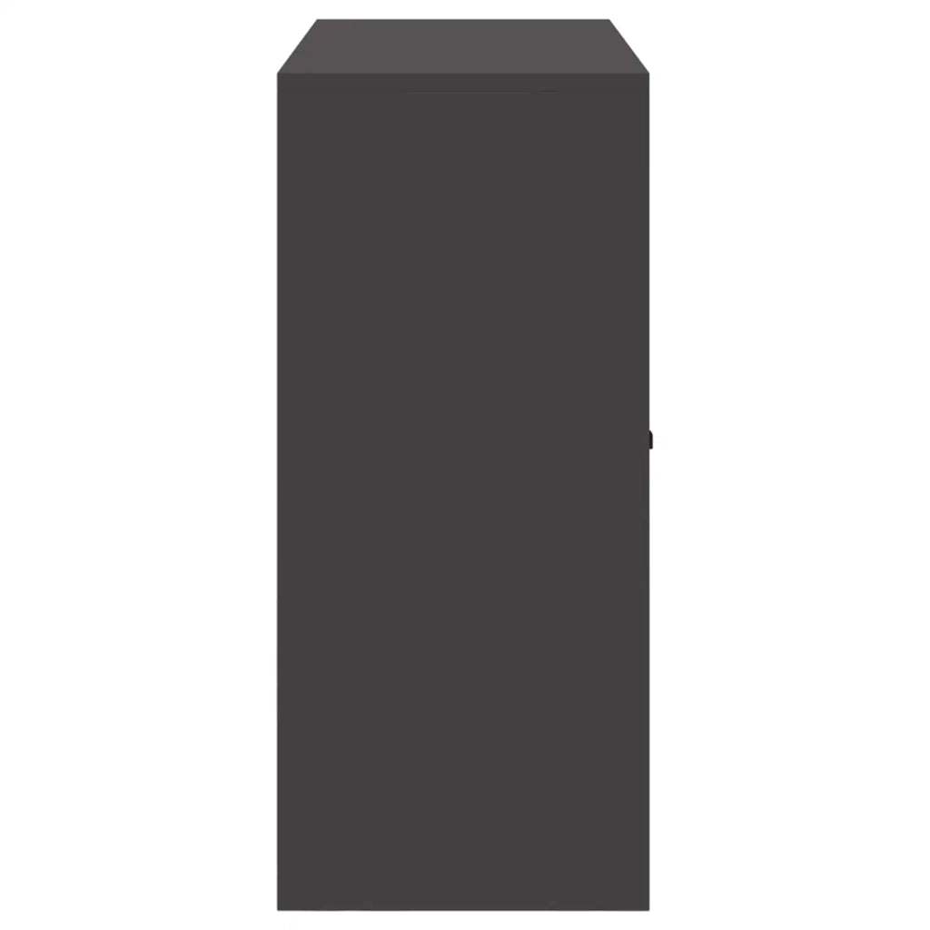 Armadio Nero 90 x 40 x 90 cm Acciaio