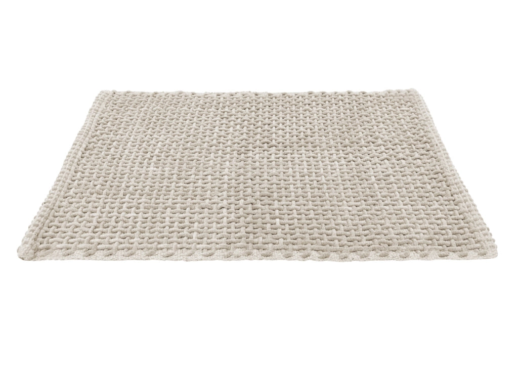 Tappeto Bagno Doccia Antiscivolo In Microfibra Super Assorbente Osaka - 60x120 - Beige
