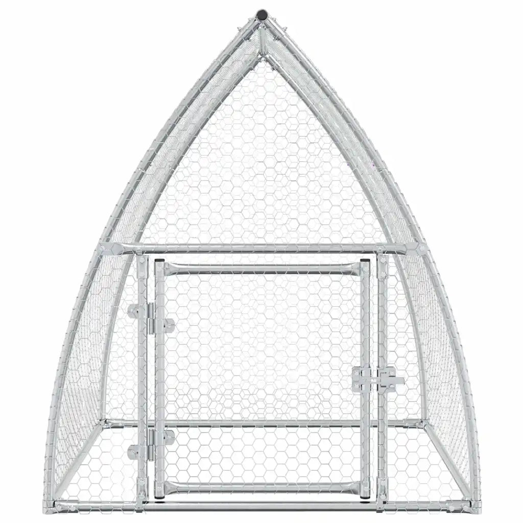 Gabbia per Polli Argento 100x105x120 cm in Acciaio Zincato CFW5277798