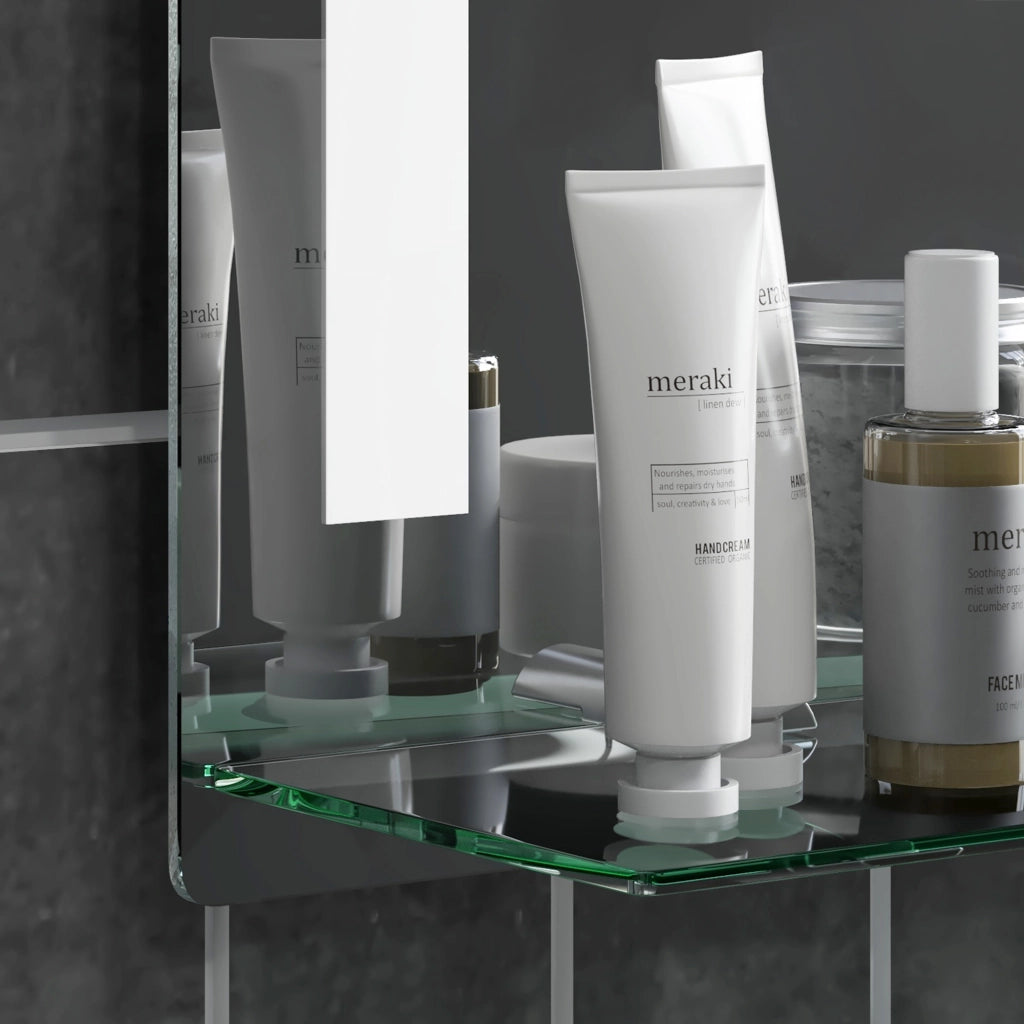 Specchio da Bagno con Illuminazione LED ¨C Minimal ¨C Bianco 50x12x70 cm