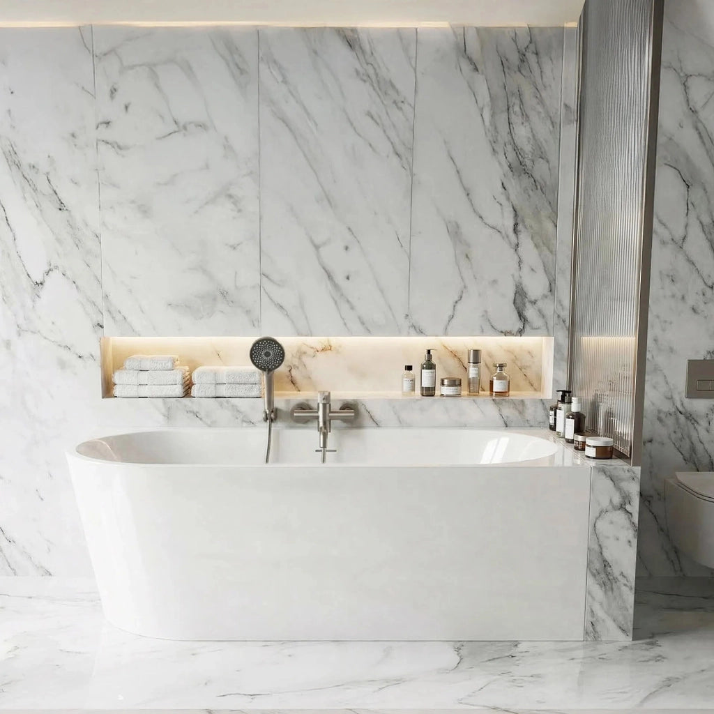 Vasca Bagno Sydney Bellanto Destra 150cm Copritappo bianco