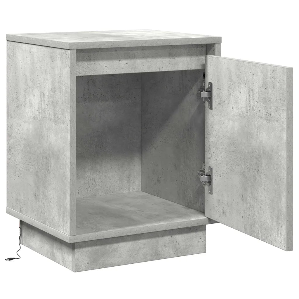 Armadio da Notte Grigio cemento 39 x 34,5 x 50 cm 869600