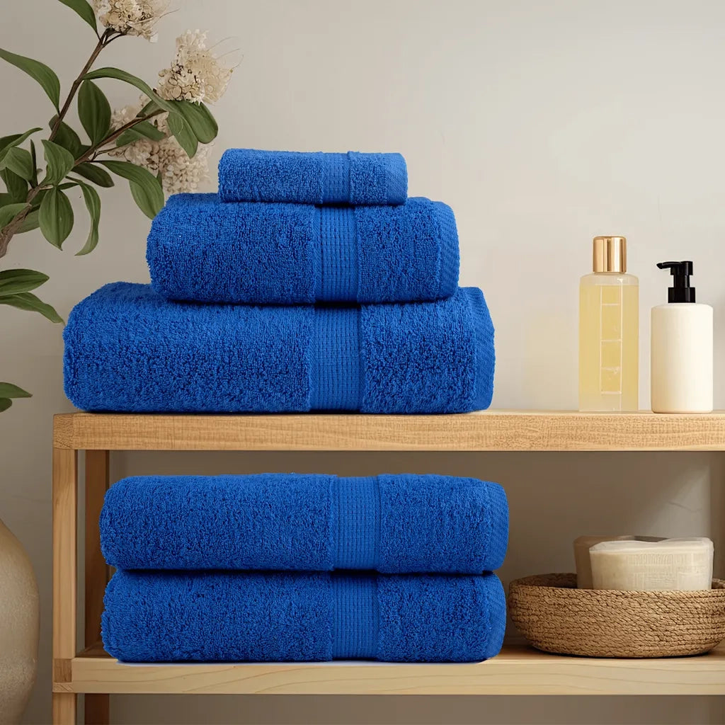 Asciugamani FROGN 2 pz | Teli per bagno Blu 50x100 cm 360 g/m2
