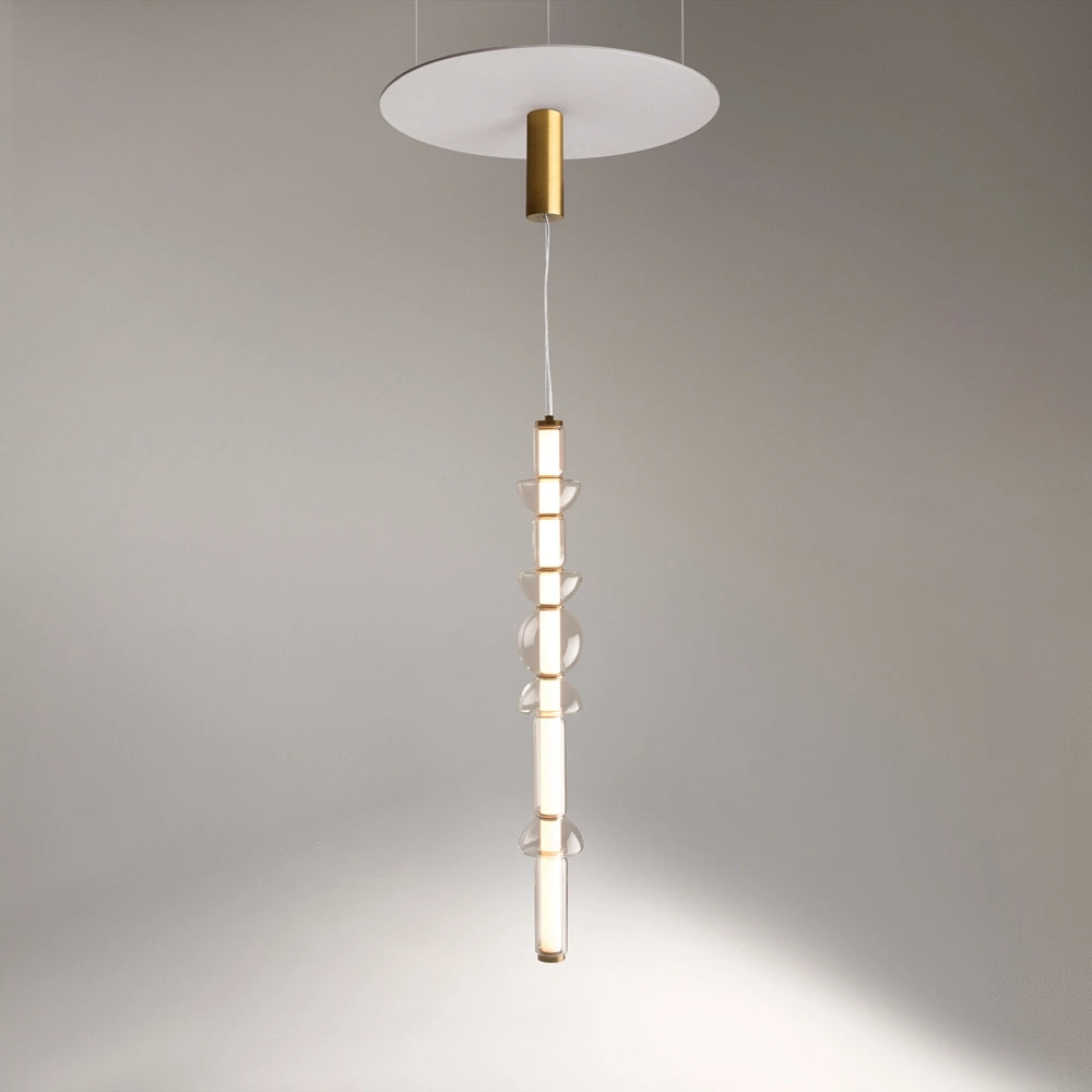 Lampada a sospensione LED Cosmo ottone vetro Maytoni