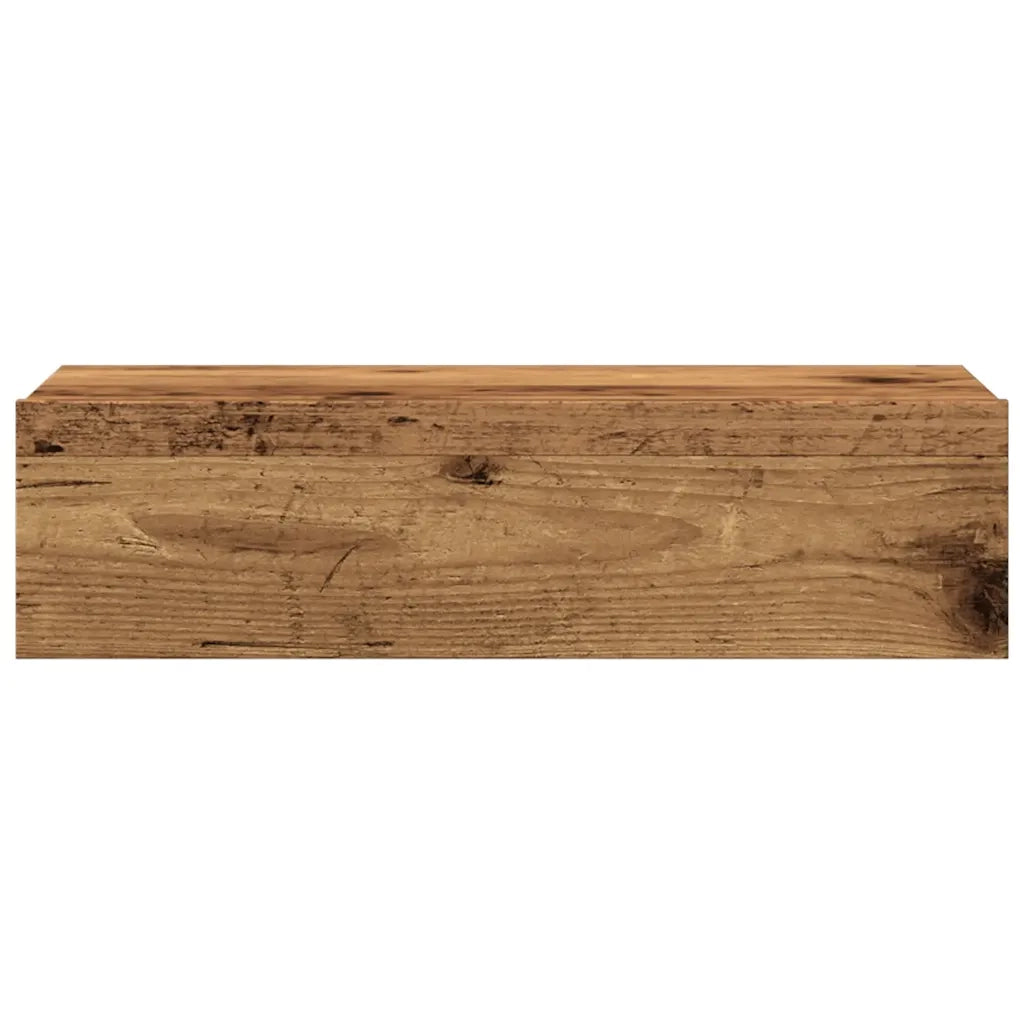 Mobile Porta TV con Luci LED-Mobile per TV-Credenza TV Legno Antico 60x35x15,5 cm