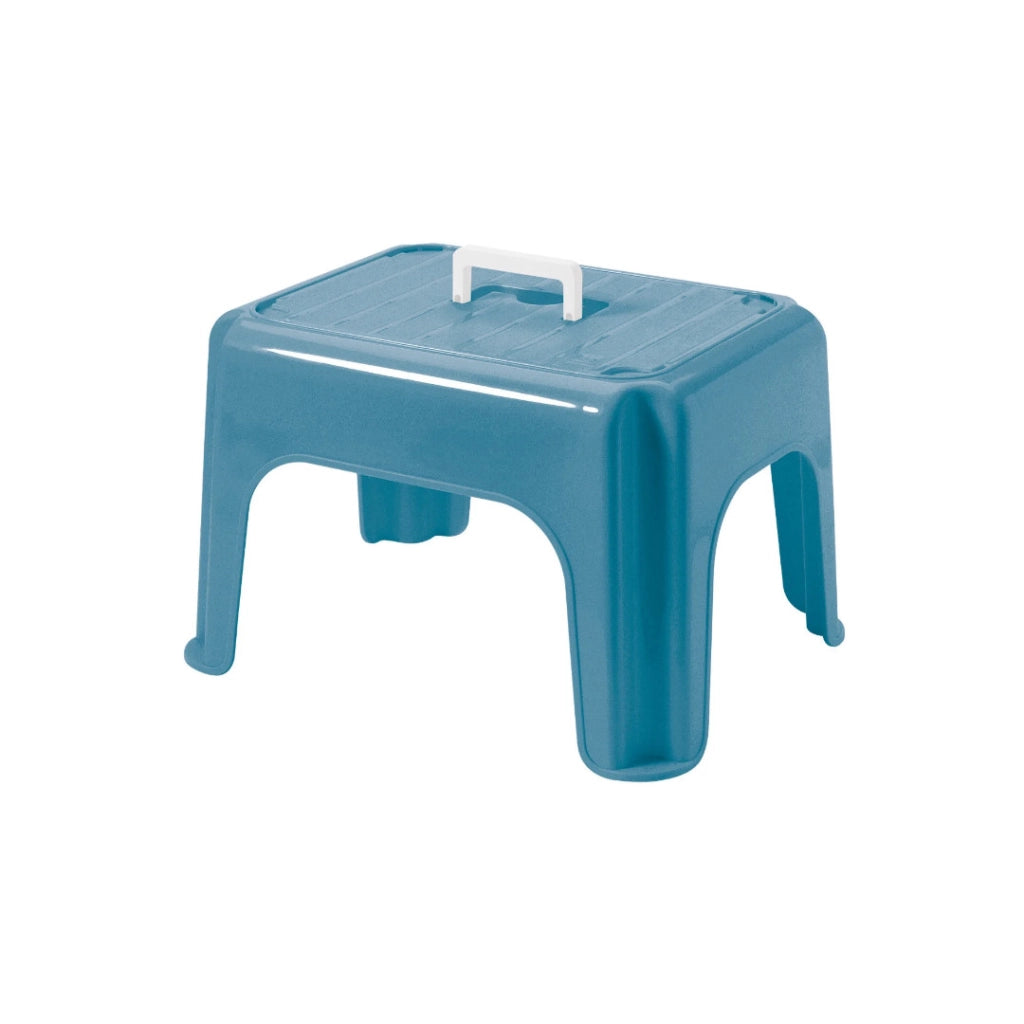 Tontarelli SGABELLO DUMBO 38X30XH24CM BLU CON MANIGLIA