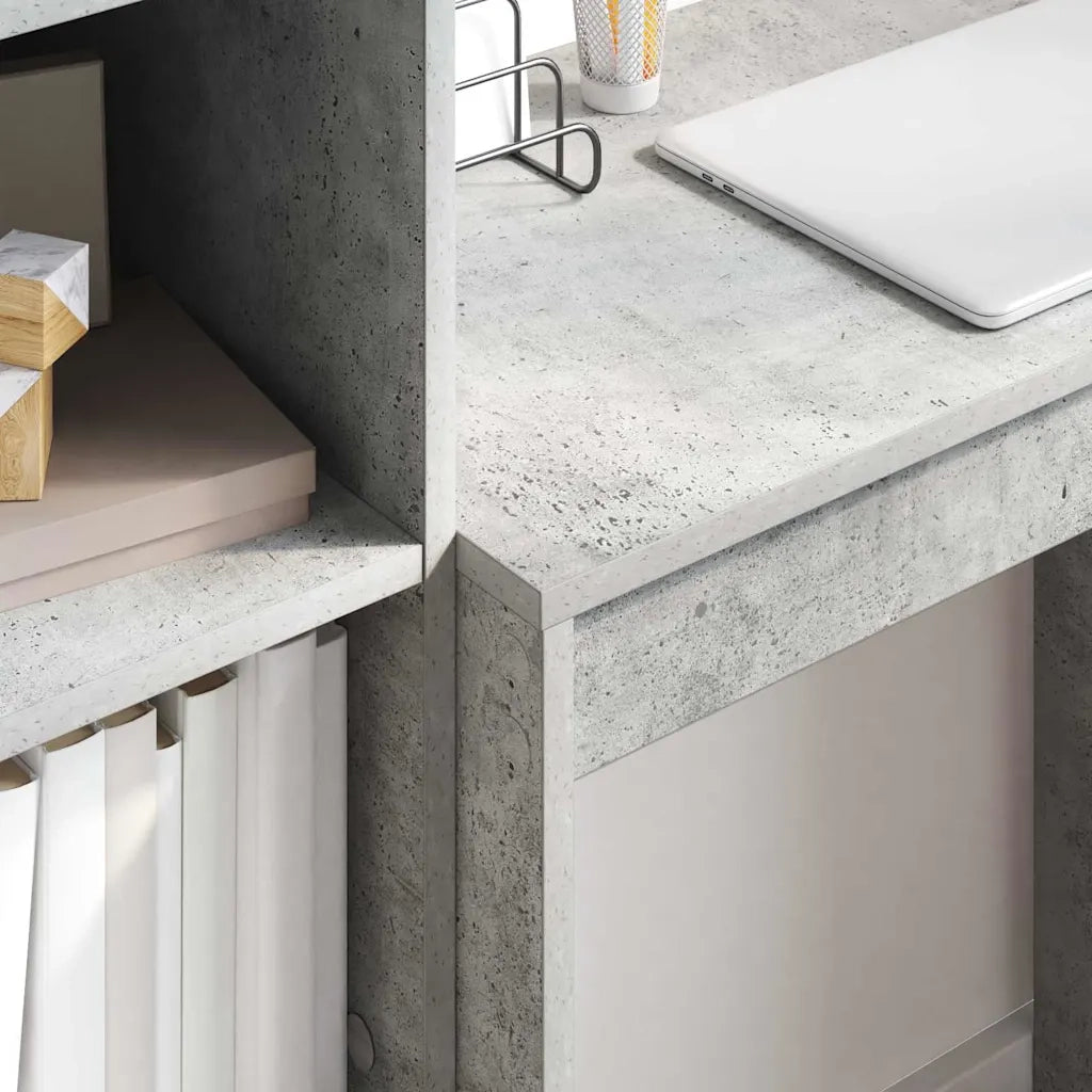 Scrivania Grigio cemento 70 x 40 x 76 cm 869381