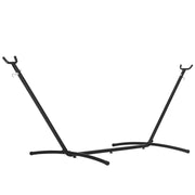 Supporto per amaca in metallo ¨C Zephmum ¨C Nero, regolabile in altezza, 280x117x110 cm