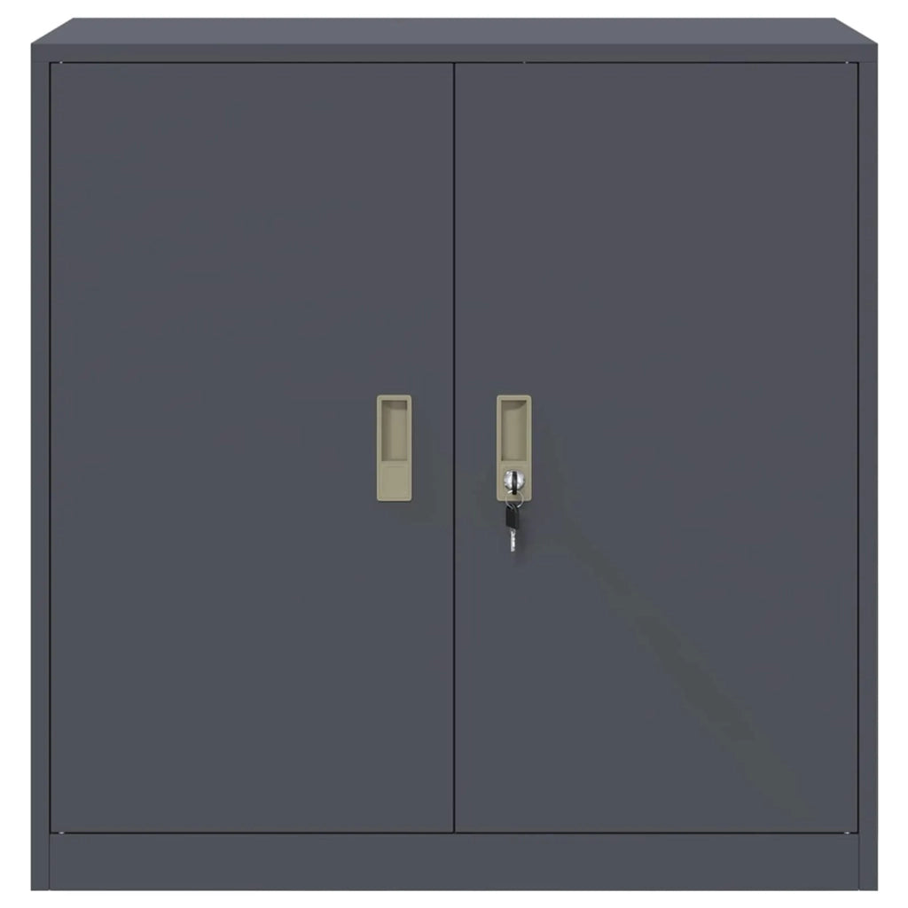 Armadio Antracite 90 x 40 x 90 cm Acciaio