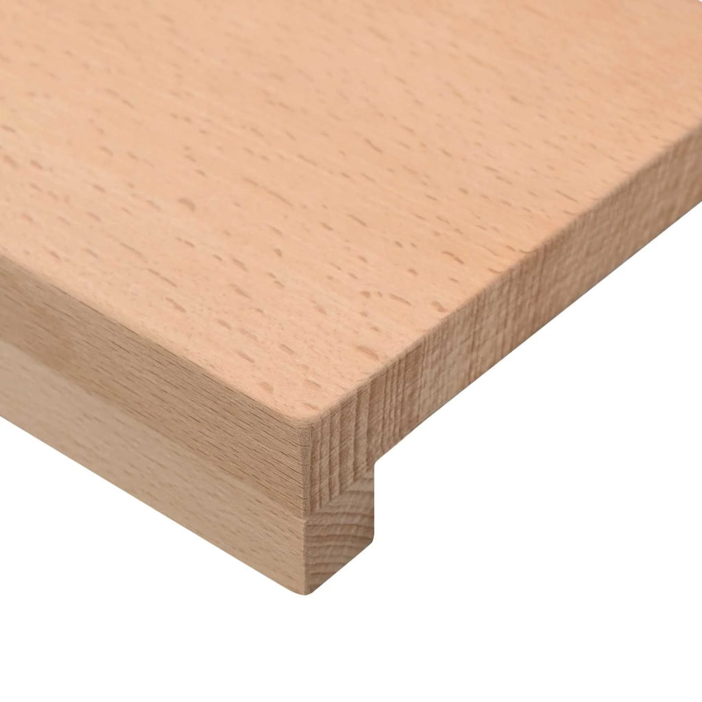 Tappeti per scale 8 pz 90 x 25 x 2 cm Naturale 3446258