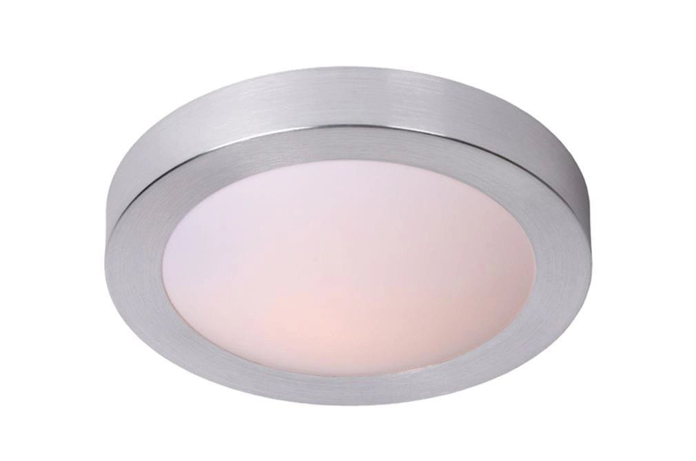 Plafon bagno rotondo Lucide Fresh 35cm 2xE27 bianco