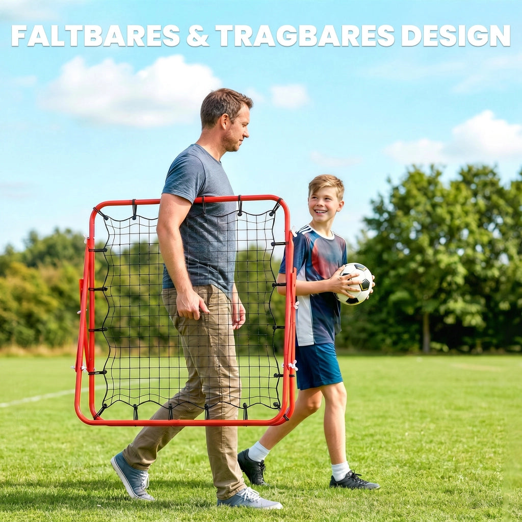 Rebounder per Calcio 84x84 cm ¨C Minimal ¨C Rosso