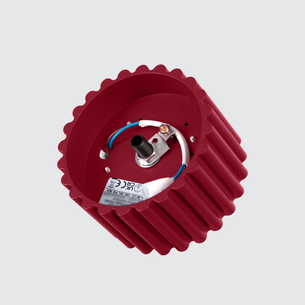 Lampada a soffitto AURA 1 bordeaux Gx53