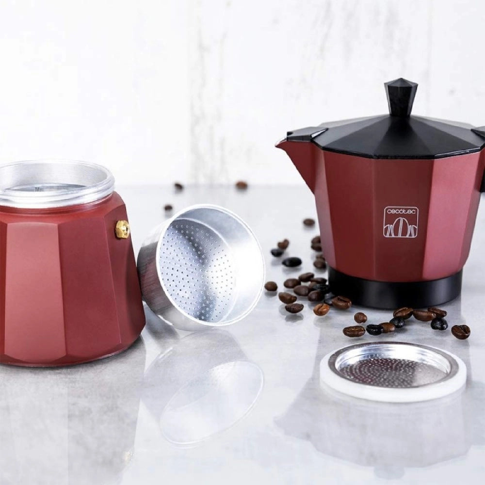 CECOTEC 01664 - Moka Cumbia Mokclassic 900 Garnet