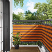 Schermo da balcone Arancione e Marrone 100 x 600 cm 42030662