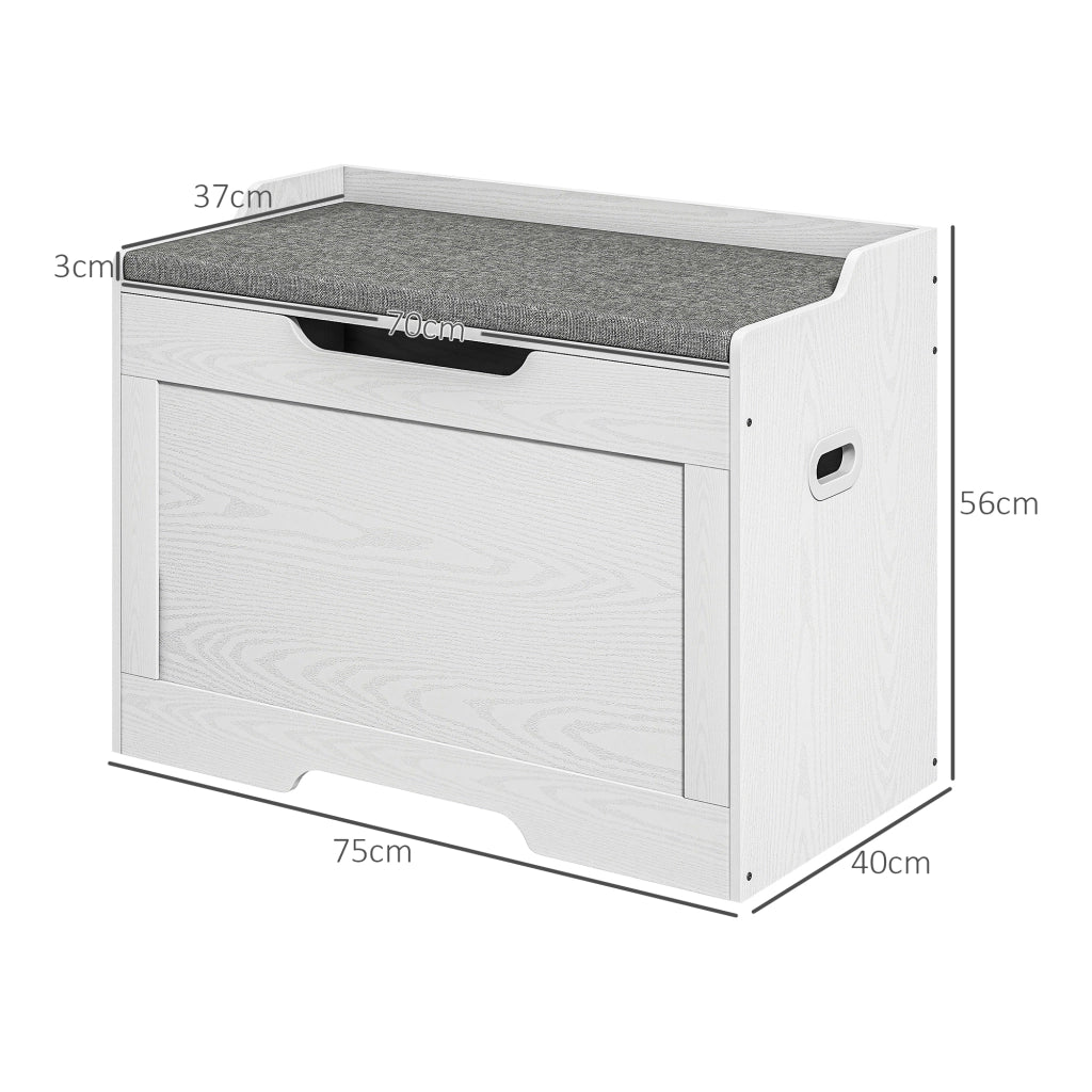 Poltrona con vano contenitore ¨C zephmum ¨C bianco