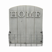 Portalettere legno bianco cm25,5x9h30,5