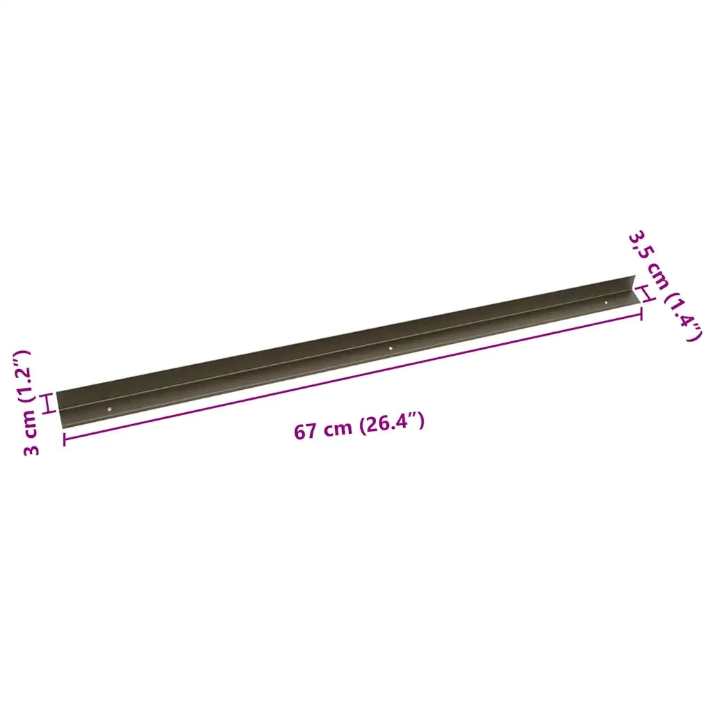 Paragradini 30 pcs Champagne 67 x 3.5 x 3 cm Alluminio 4013486