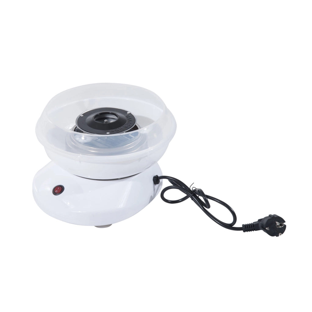 Macchina per Zucchero Filato ¨C Xylo ¨C 450W-550W Acciaio Inox Alluminio 27x26x18cm Bianco