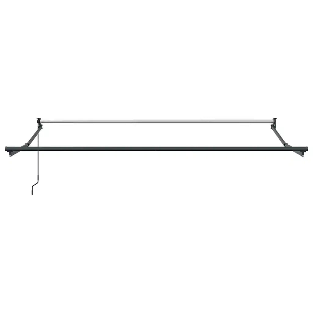 Tenda da Sole Antracite e Bianca 3x2,5 m Tessuto e Alluminio 3216108
