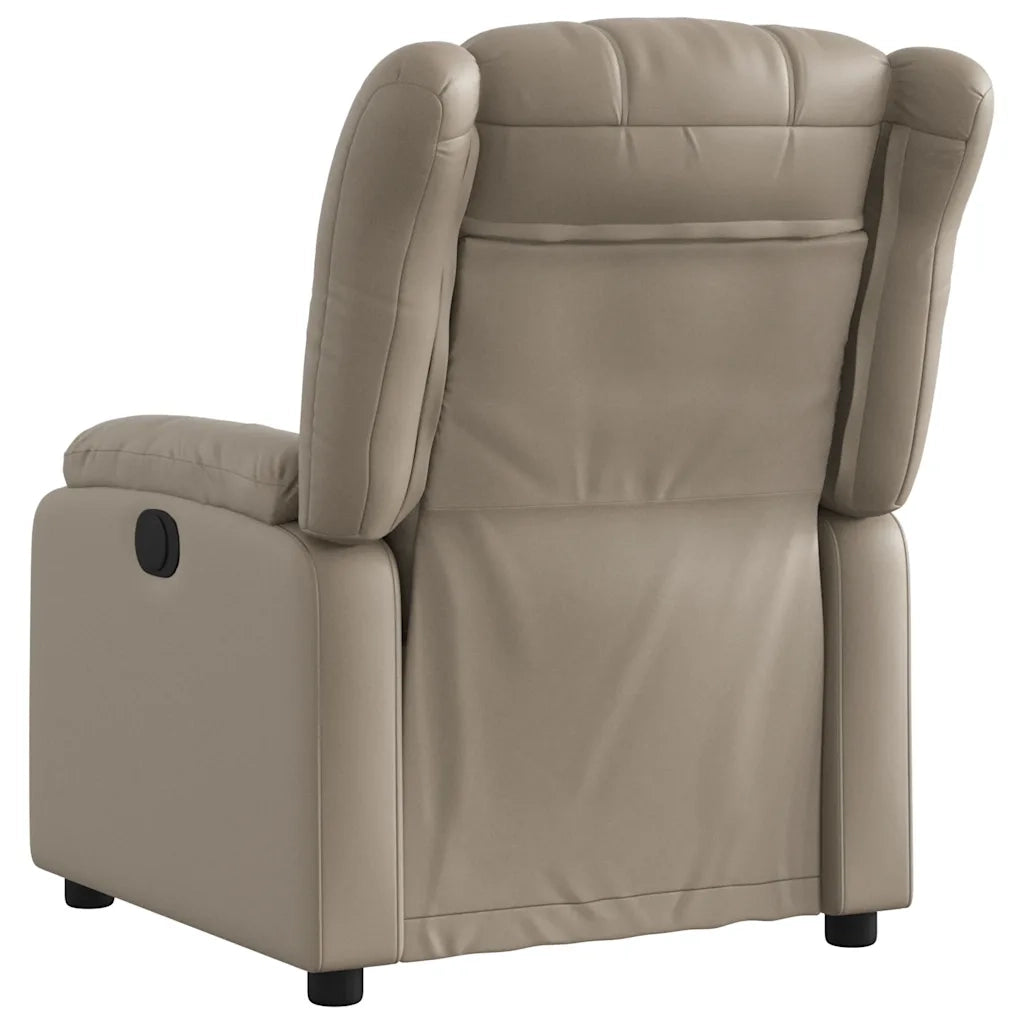 Poltrona Reclinabile Cappuccino in Similpelle 373566