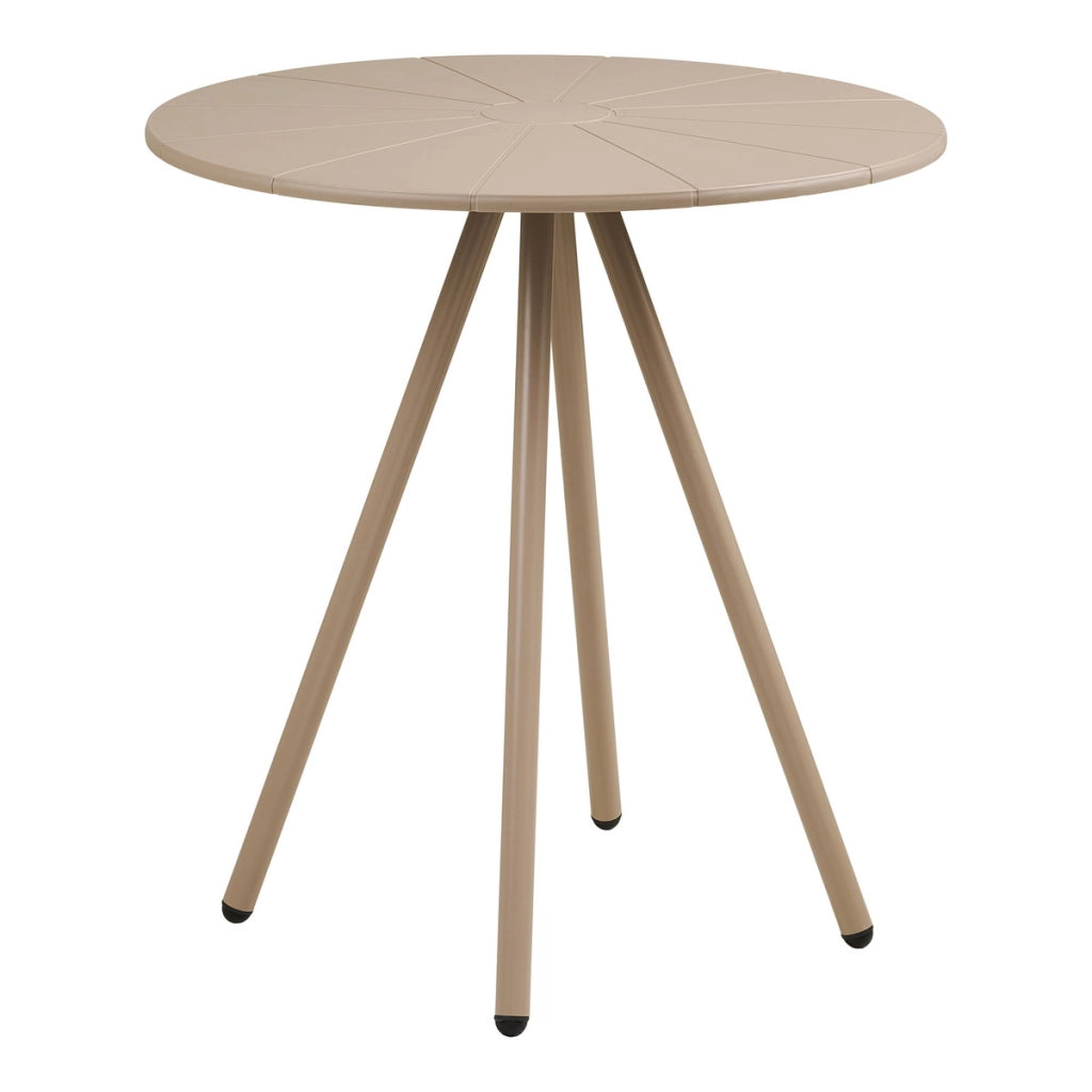 Tavolo Barletta, Marrone, Metallo, 70x70x73,5 cm