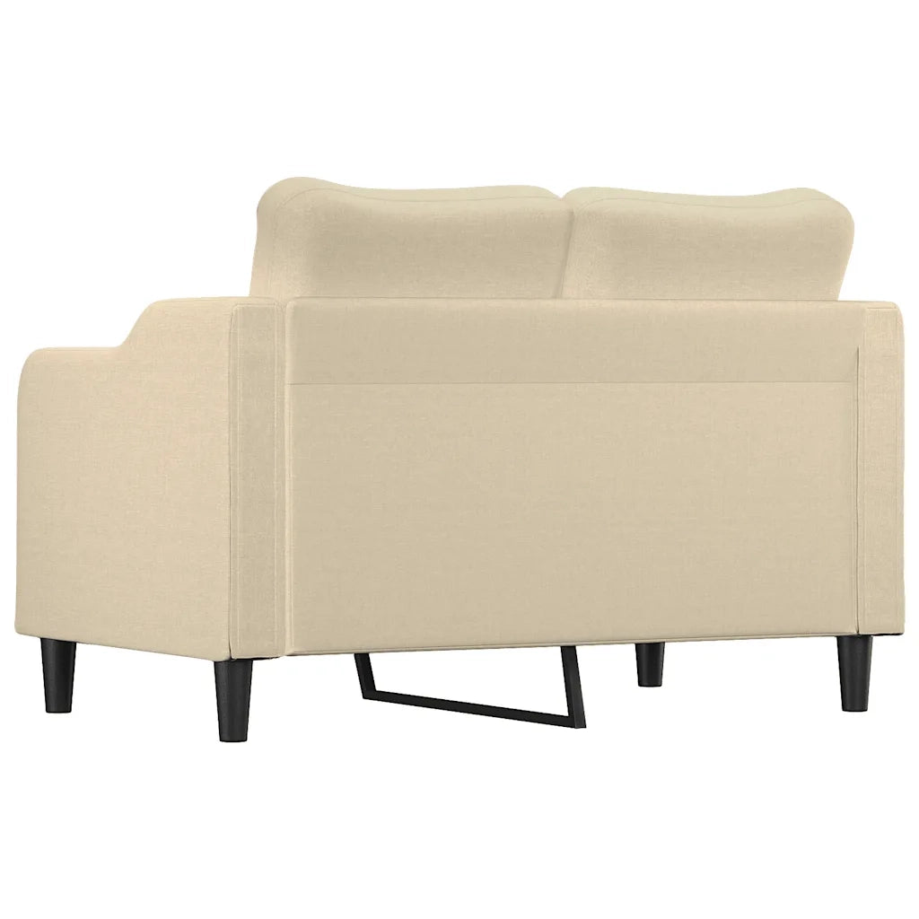 Divano a 2 Posti-Sofa 2 Posti Crema 120 cm in Tessuto 427463