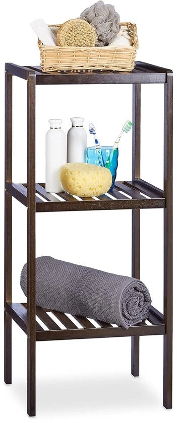 Scatola per bagno in bamboo - 1 pezzo - 80x34,5x33 cm